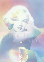 Marilyn Monroe Watercolour painting by Eleanor Mann