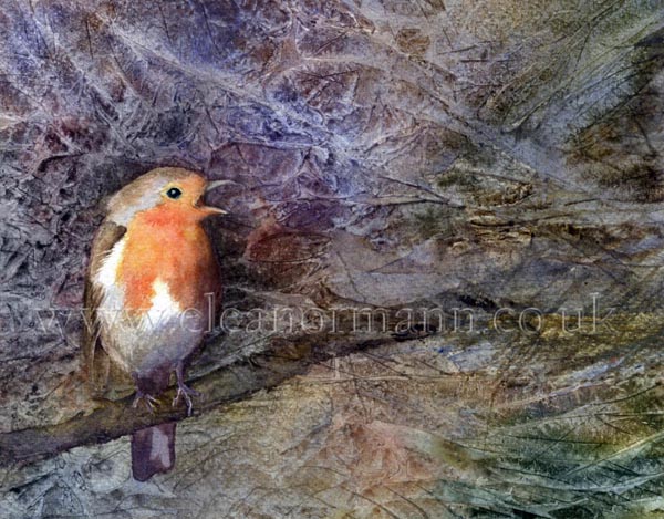 Robin painting Product review by Eleanor Mann for MaimeriBlu Superior Watercolours