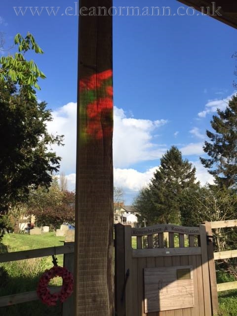 Colne Engaine War Memorial Project stain glass skylight by Eleanor Mann